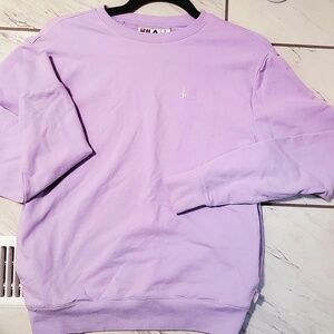 Periwinkle purple FILA pullover sweater